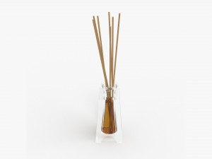 Air refresher bottle with sticks 05 Modelo 3D