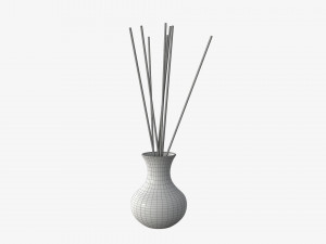 Air refresher bottle with sticks 06 Modelo 3D