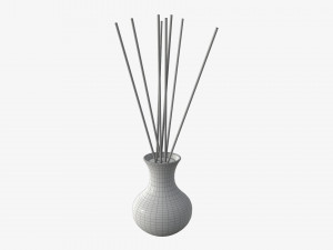 Air refresher bottle with sticks 06 Modelo 3D