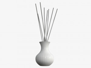 Air refresher bottle with sticks 06 Modelo 3D