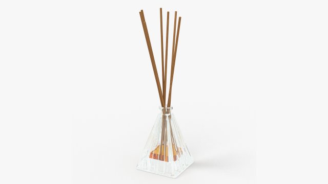 Air refresher bottle with sticks 07 Modelo 3D .c4d .max .obj .3ds .fbx .stl .blend 