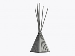 Air refresher bottle with sticks 07 Modelo 3D