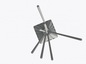 Air refresher bottle with sticks 07 Modelo 3D