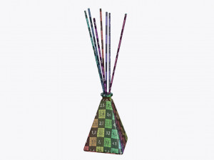 Air refresher bottle with sticks 07 Modelo 3D