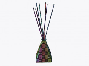 Air refresher bottle with sticks 07 Modelo 3D