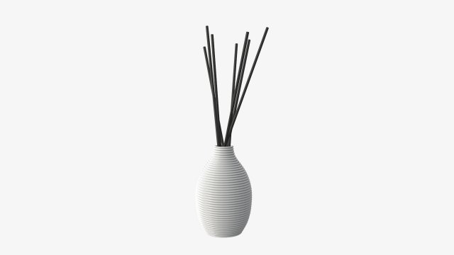 Air refresher bottle with sticks 08 Modelo 3D .c4d .max .obj .3ds .fbx .stl .blend 