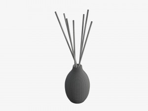 Air refresher bottle with sticks 08 Modelo 3D