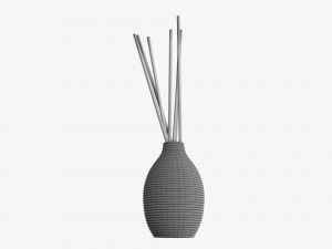 Air refresher bottle with sticks 08 Modelo 3D