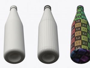 Beer bottle 01 3D Model