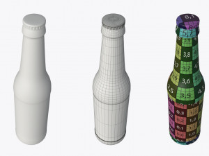 Beer bottle 03 Modelo 3D
