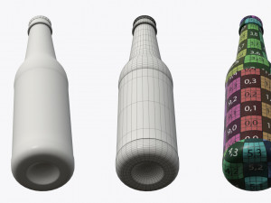 Beer bottle 03 Modelo 3D