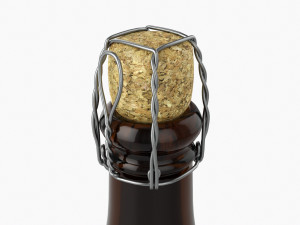 Beer bottle blank 3D Модель