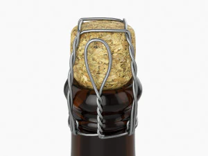Beer bottle blank 3D Model