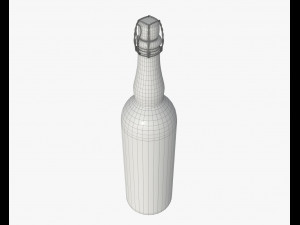 Beer bottle blank 3D Модель