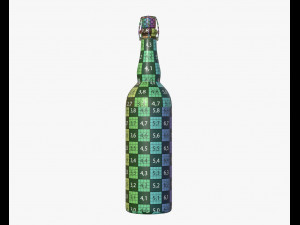 Beer bottle blank 3D Модель