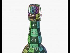 Beer bottle blank 3D Модель