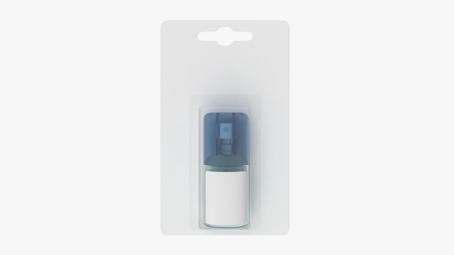 Breath freshening spray with package Model 3D .c4d .max .obj .3ds .fbx .stl .blend 