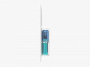 Breath freshening spray with package Model 3D