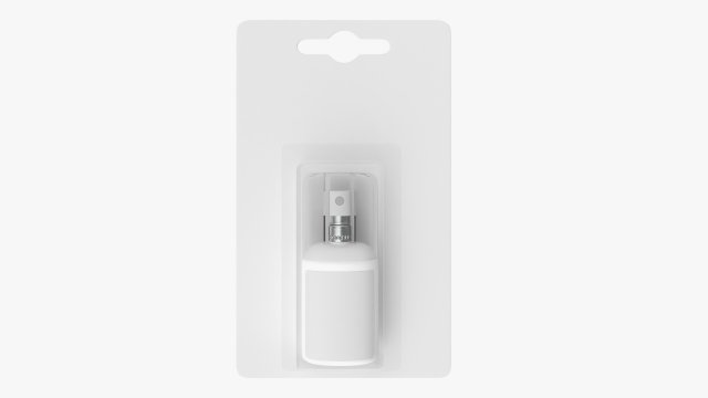 Breath freshening spray with package 2 Modelo 3D .c4d .max .obj .3ds .fbx .stl .blend 