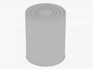 Canned food round tin metal aluminum can 06 Modelo 3D