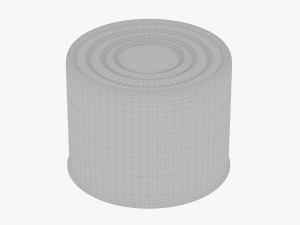 Canned food round tin metal aluminum can 10 Modelo 3D