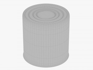 Canned food round tin metal aluminum can 11 Modelo 3D