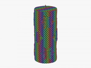 Christmas candle large 3D 모델