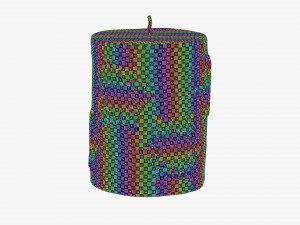 Christmas candle small 3D Model