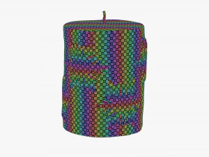 Christmas candle small 3D Model