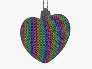 Christmas heart Modelo 3D