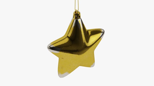 Christmas star Modelo 3D .c4d .max .obj .3ds .fbx .stl .blend 