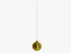 Christmas wave sphere 3D Model