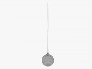 Christmas wave sphere 3D Model