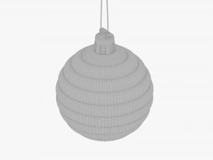 Christmas wave sphere 3D Model