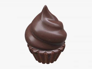 chocolate magdalena Modelo 3D