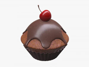 Cupcake muffin 3D Model