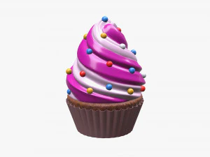 Onda de cupcake Modelo 3D
