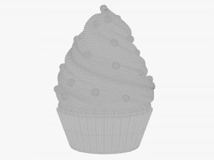 Onda de cupcake Modelo 3D