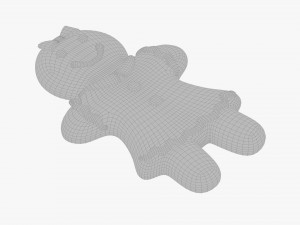 Gingerbread cookie 001 Modelo 3D