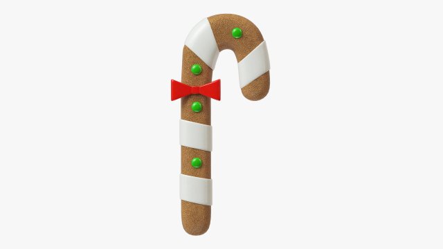 Gingerbread cookie 003 Modelo 3D .c4d .max .obj .3ds .fbx .stl .blend 