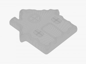 Gingerbread cookie 004 3D Model