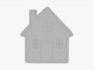 Gingerbread cookie 004 3D Model