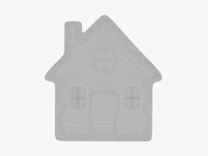 Piernikowe ciasteczko 004 Model 3D