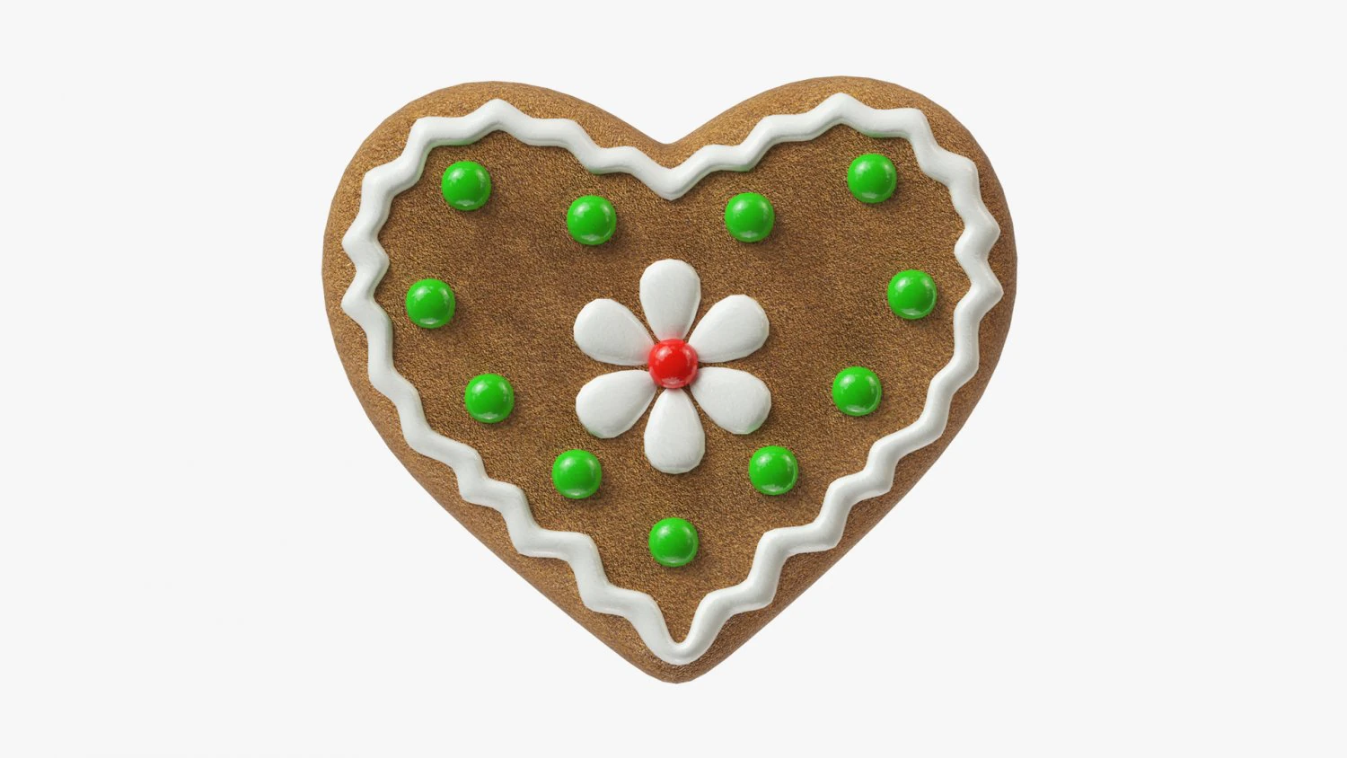 Galleta de jengibre 005 Modelo 3D .c4d .max .obj .3ds .fbx .stl .blend 