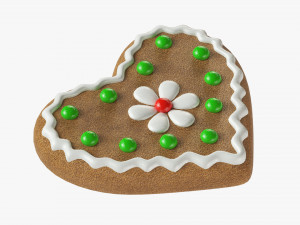 Gingerbread cookie 005 Modelo 3D