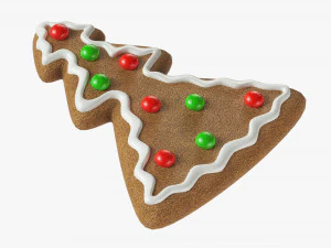 Gingerbread cookie 006 3D Model