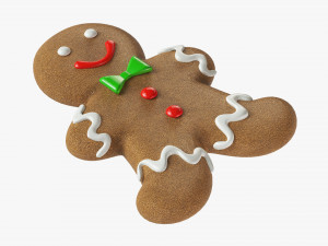 Gingerbread cookie 007 3D 모델