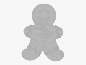 Gingerbread cookie 007 3D 모델