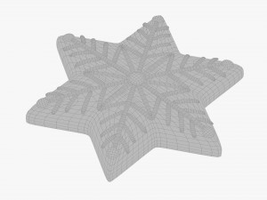 Gingerbread cookie 008 3D Model