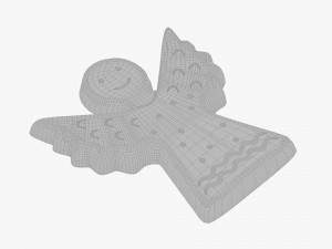 Gingerbread cookie 009 3D Model